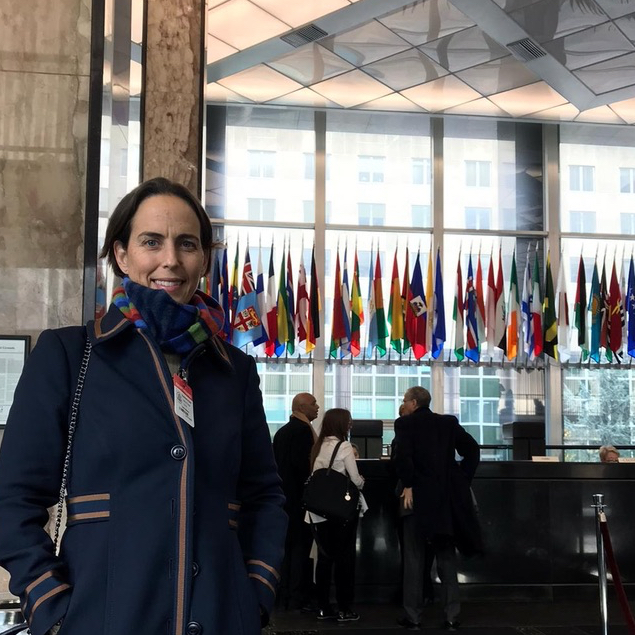 Sarah Federman at government building