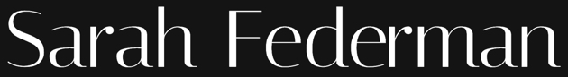 Sarah Federman, PhD - Author, Educator & Practitioner